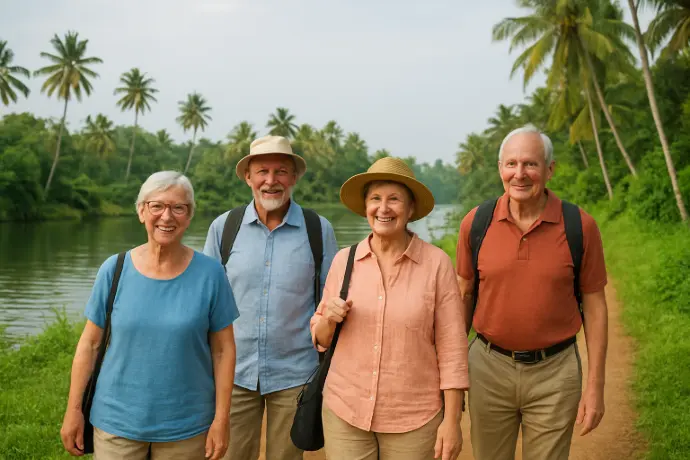 Senior friendly kerala tourism